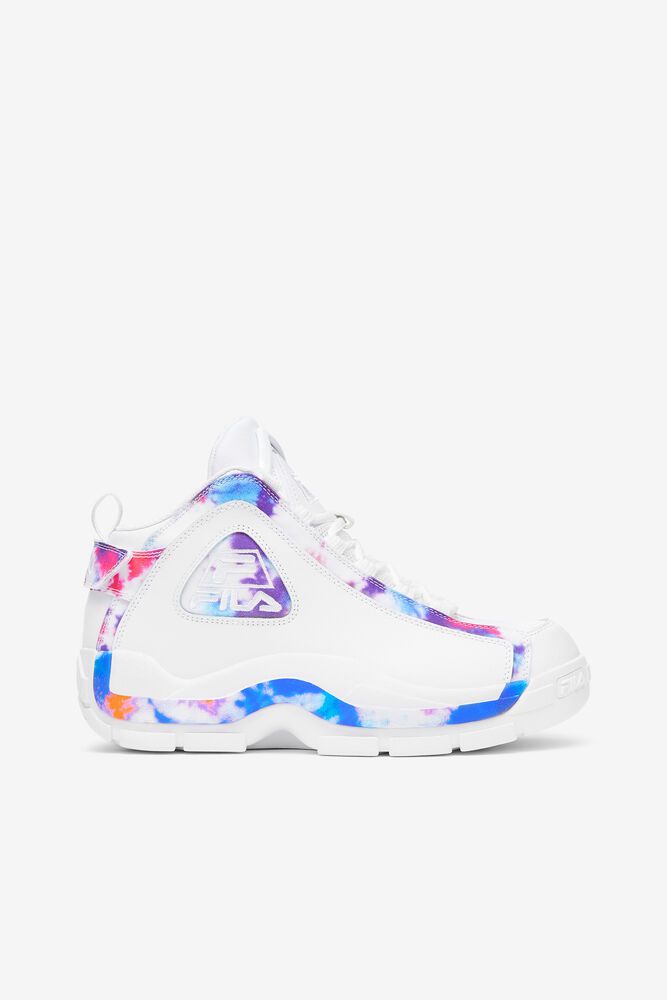 Fila Trainers Womens White Grant Hill 2 Tie Dye - Ireland 83941-RSHD